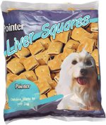 pointer dog treats liver squares